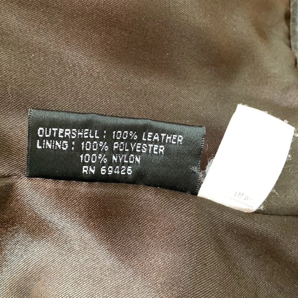 Vintage Wilsons Leather Suede Leather Jacket in Smokey Charcoal - Picture 10 of 10